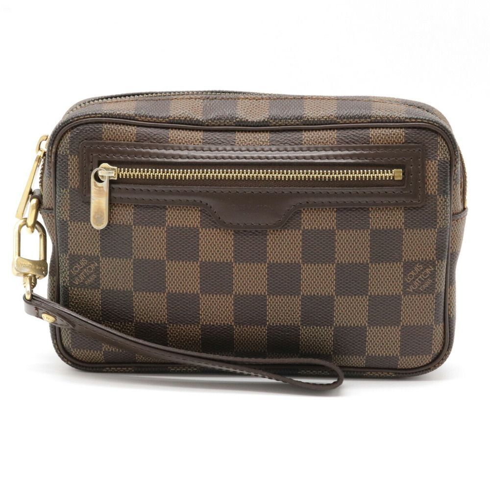 Louis Vuitton Damier Pochette Bie Macau Second Bag Clutch Bag